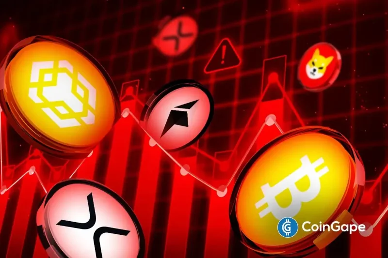 Crypto Market Crash: Here’s Why Bitcoin, ETH, XRP, BNB, SOL Falling Sharply Today