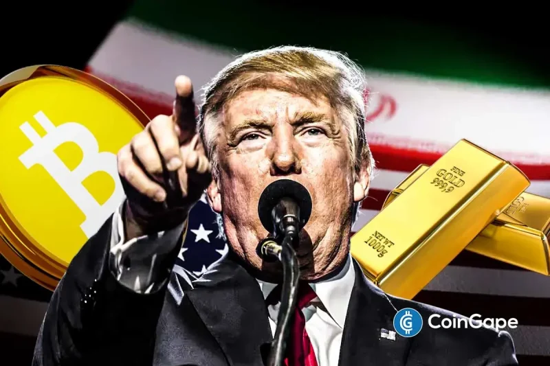 Bitcoin, Gold Slip as Donald Trump Says “Unlimited Munition Stockpiles” for US-Iran War